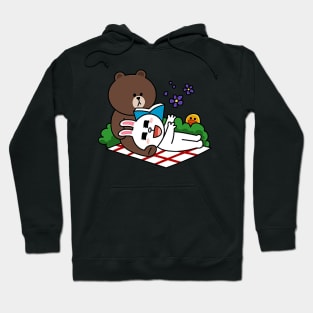 brown and cony Hoodie